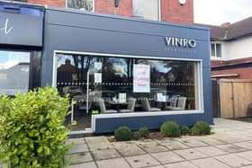The former Vinro restaurant