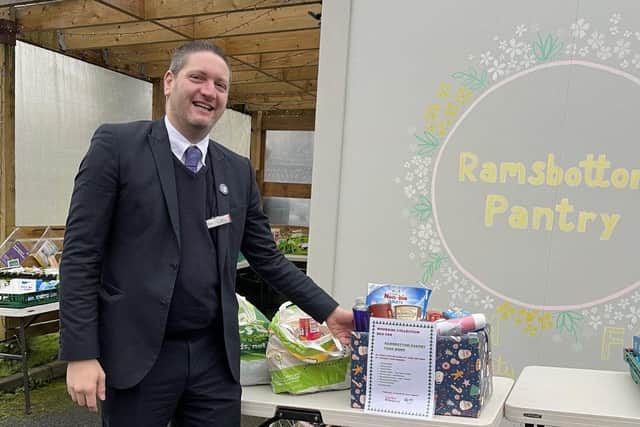Taylor Wimpey's donation from Woodside to Ramsbottom Pantry