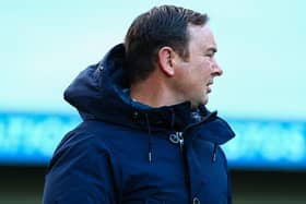 Morecambe manager Derek Adams Picture: Jack Taylor