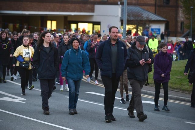 Saturday night saw the 15th Walk in the Dark take place, with around 400 people joining in