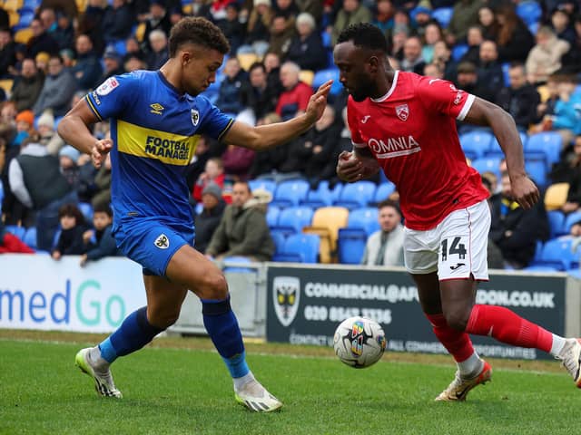 Jordan Slew got Morecambe back on terms against Crewe Alexandra Picture: Andrew Redington/Getty Images