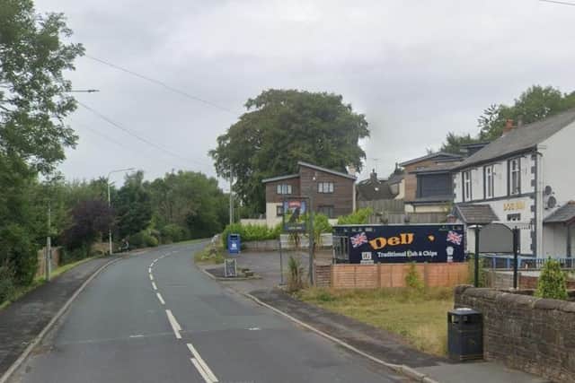 The robbery occurred near the closed down Dog Inn pub in Chorley Old Road (Credit: Google)