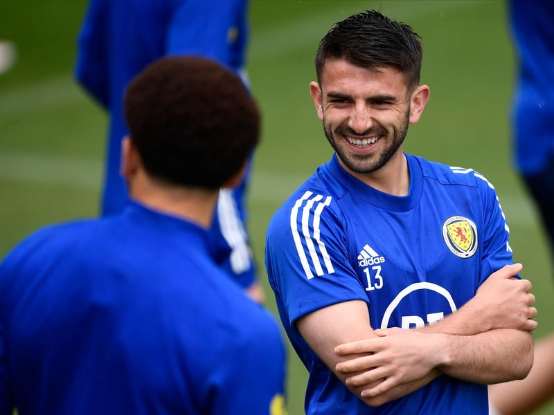 On for Robertson after Scotland went 2-1 up - and on defensive duty as Holland pushed for another equaliser.