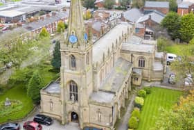 Heritage at Risk 2023
St Alphonsa of the Immaculate Conception Cathedral, St Ignatius Square, Preston, Lancashire.
Exterior, general view by drone of Cathedral, view from south east.                                                                                                                                                                                                                                                           

