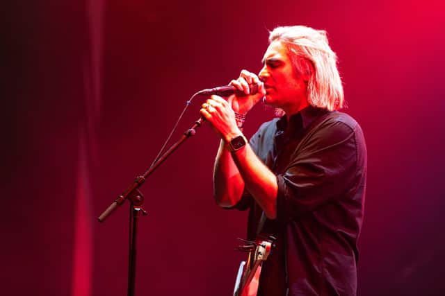 Charlie Simpson, lead singer of Busted, performing at the Highest Point Festival in Williamson Park, Lancaster. Photo: Kelvin Lister-Stuttard
