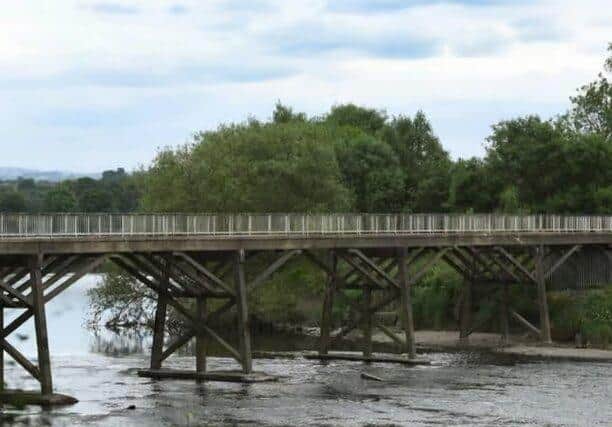 The Old Tram Bridge in its previous and current incarnations have spanned the Ribble for over 220 years