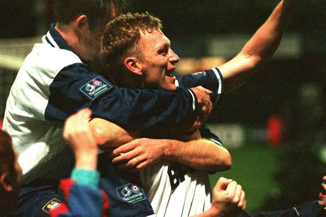 Centre back David Moyes made an impact on and off the pitch - as a centre back and then as a manager. But as a player he made 174 appearances from 1993 to 1999