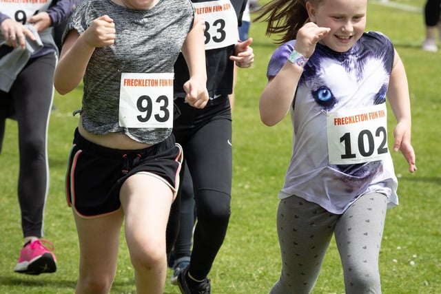 In it together, at the Freckleton Fun Run.
