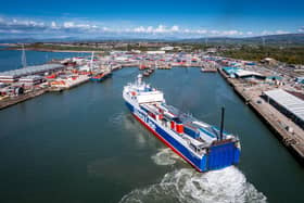 Heysham Port owners Peel Ports have said they have cut their carbon emissions by 90 per cent for its land side operations