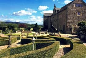 The garden at Great Mitton Hall near Clitheroe will open to the public next month.