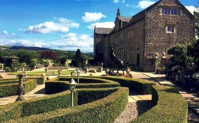 The garden at Great Mitton Hall near Clitheroe will open to the public next month.