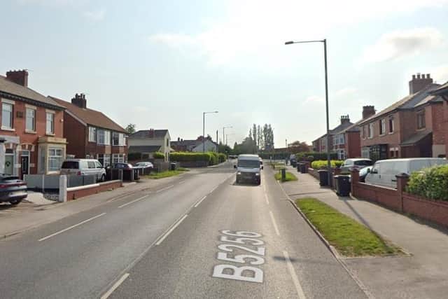 Golden Hill Lane in Leyland is closed from the junction with School Lane due to a fire on Saturday afternoon (November 11).