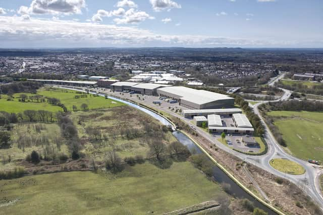 The Botany Bay site as it would look from the air after its redevelopment as a business park (image: FI Real Estate Management)