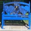 George Hinds memorial bench was unveiled in Happy Mount Park by TT legend John McGuinness. The bench depicts George's smiling face and reads: "Snatched from our lives but not from our hearts".