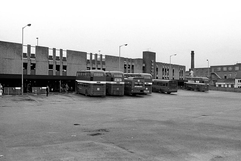 The old Mansfield bus station, which has now relocated.