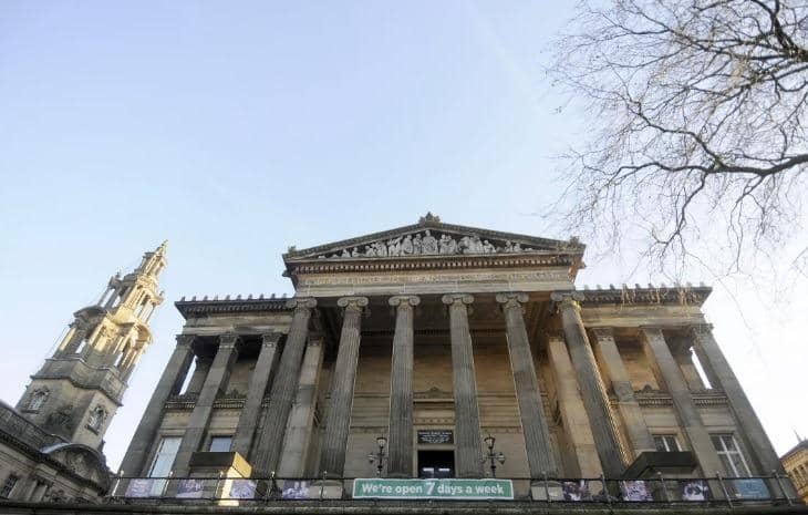 The imposing Harris building is getting an expensive upgrade.