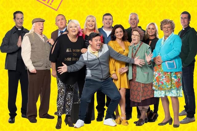 The cast from the Mrs Brown's Boys sitcom.