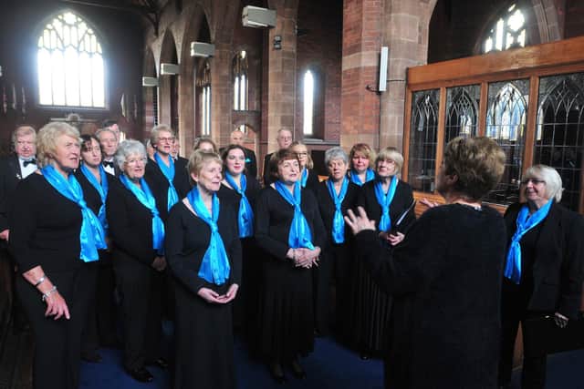 The Preston Gilbert and Sullivan Group perform Best of the West as part of Preston Arts Festival 2017 in St Aiden's Church, Bamber Bridge. Photo: David Hurst