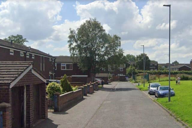 A man was attacked with a weapon in Fawcett Close, Blackburn (Credit: Google)
