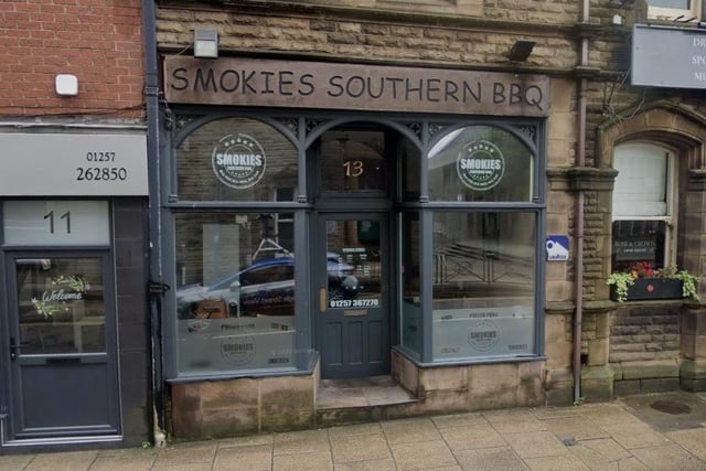 Smokies Southern BBQ / Restaurant/Cafe/Canteen / 13 St Thomas's Road / Chorley / PR7 1HP / Rated 2 stars / Inspected February 10, 2022
