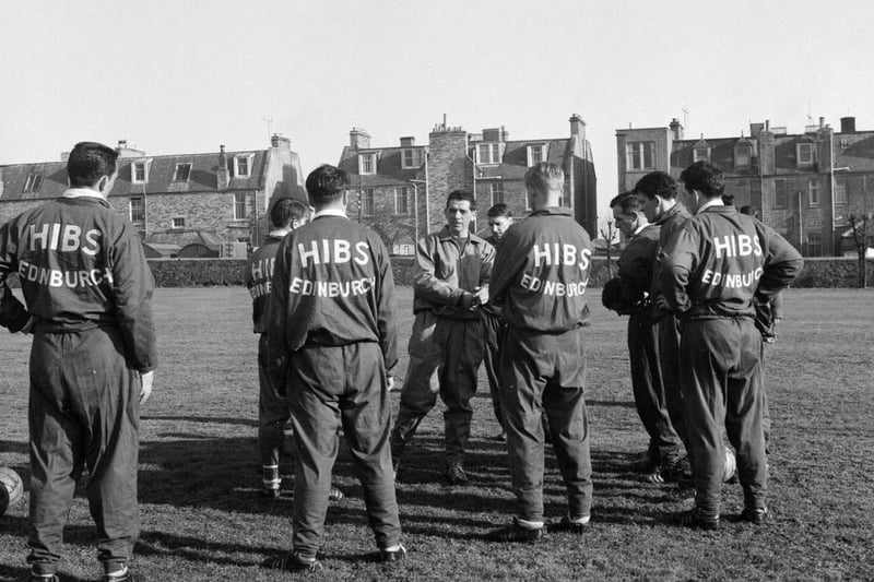 Walter Galbraith takes training at Dunbar in February 1963