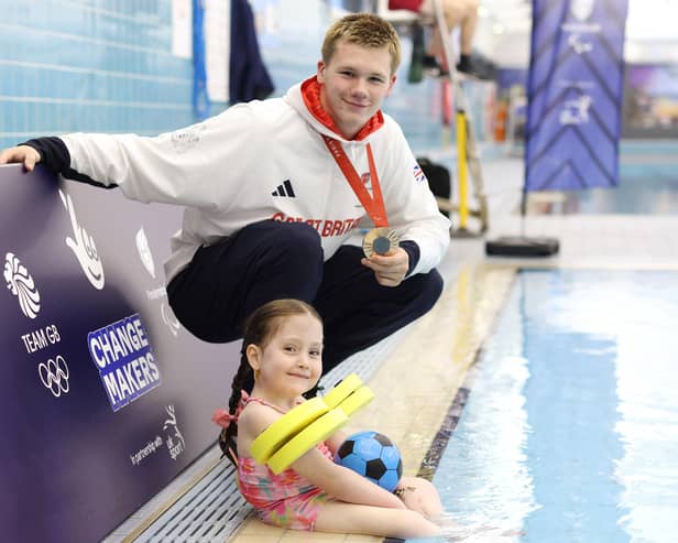 ​Mark Tompsett is an inspiration to young swimmers Photo: GETTY IMAGES
