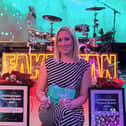 Sophie with her Caregiver of the Year award