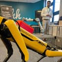 Engineering T level students at Nelson and Colne College had the unique opportunity to meet SPOT, a Boston Dynamics Robot, as part of a Pendle Business Week session in partnership with the Advanced Manufacturing Research Centre (AMRC).
