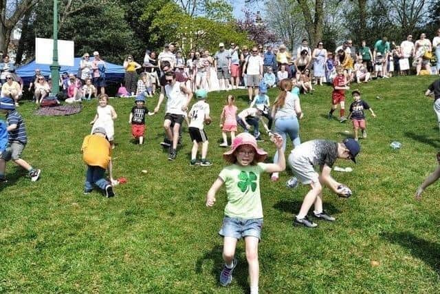 The weather is expected to be clear and dry for Preston's famous Easter Monday egg-rolling in Avenham Park