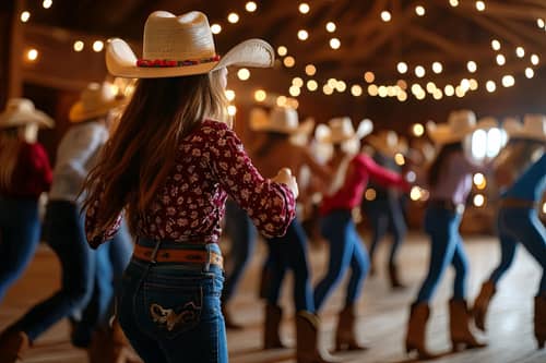 Daughter #2 has been line dancing for two hours on her cruise ship. Photo: Adobe