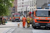 Photo Neil Cross; The aftermath of the fire at the former cinema and nightclub in Church Street, Preston