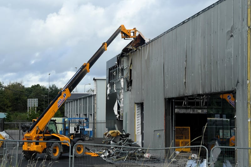 Existing customers had to travel elsewhere for work on their vehicles following the fire, but the workshop areas were reopened in August following a clean-up operation.