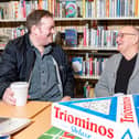 Leslie Eastham (left) has found friends at his local warm hub