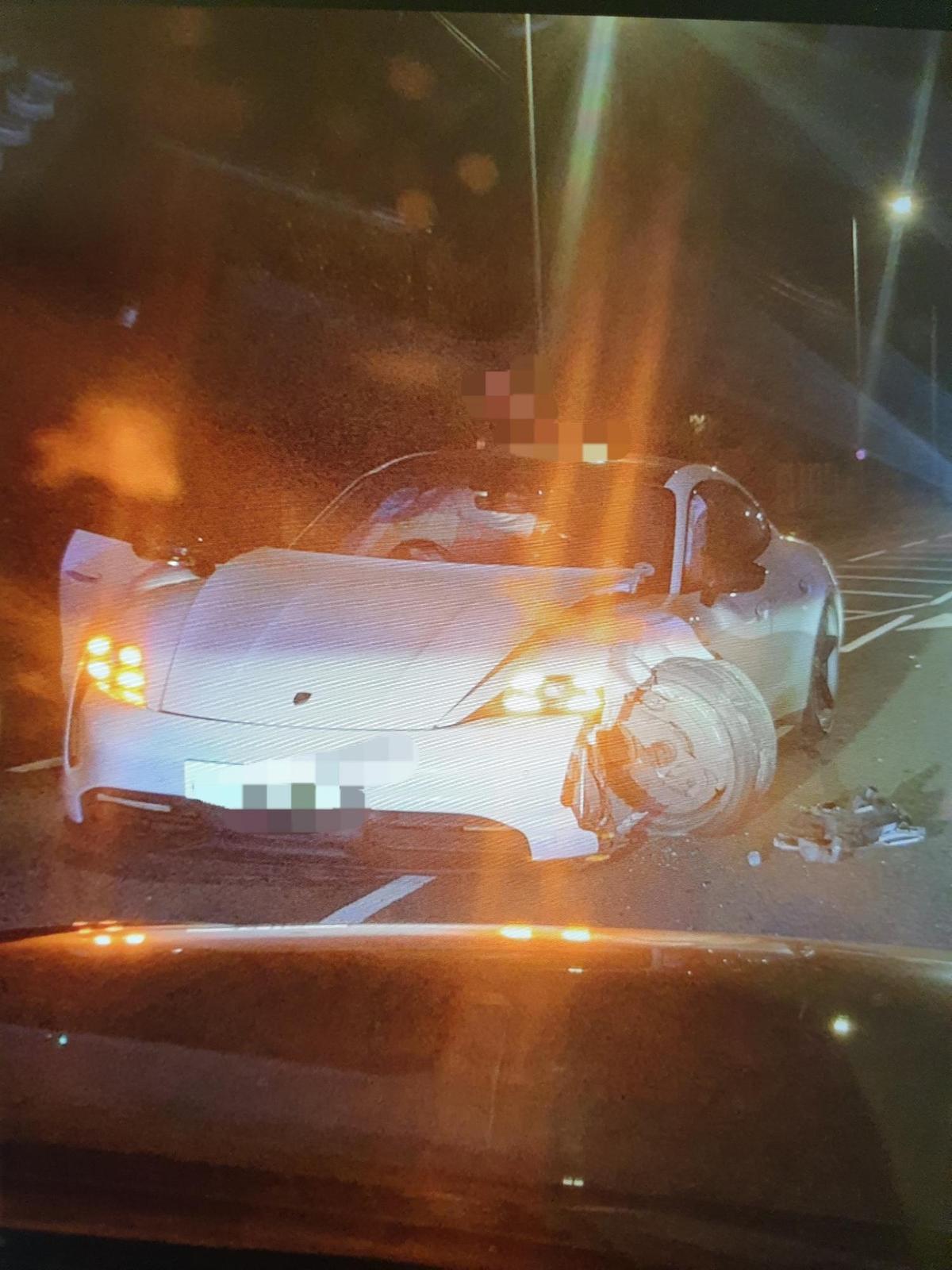 Porsche wrecked and driver 'dealt with' as police respond to early hours crash in Preston