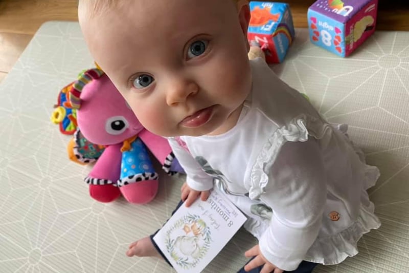 Billie was born in July. Mum Julia King said: "We were lucky enough to have some time for family to meet her as restrictions had been lifted. I do feel like we’ve missed out on so much, but on the other hand, me and her daddy have been able to build the most beautiful bond with her."