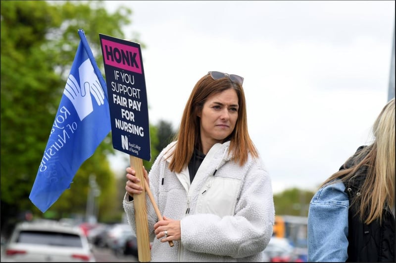 Some nurses found themselves on the picket line for the first time in their careers.