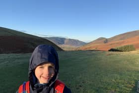 Six-year-old Oscar Burrow from Lancaster plans to climb the equivalent of Mount Everest (8,849m) across 12 UK mountains to raise £8,849 so that Derian House Children's Hospice families can go on a much needed holiday