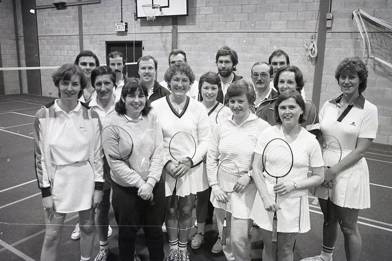 NWWA badminton, played at Brownedge School in Bamber Bridge