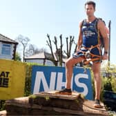Former Royal Marine and fund raiser Matthew Disney, also known as RM Disney, has also climbed three times the height of Everest, on a step system constructed in his front garden at his Penwortham home