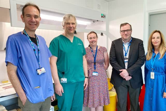 The research team based at Blackpool Victoria Hospital