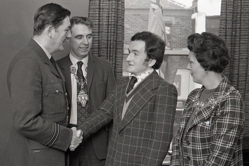 The 200th R.A.F Recruit joins up at Fishergate, Preston in Feb 1975