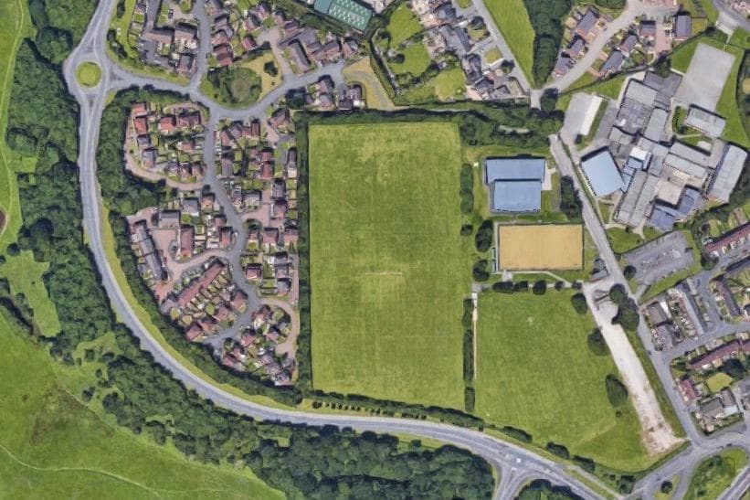 Thieves flee on foot after being caught wheeling stolen moped along street
