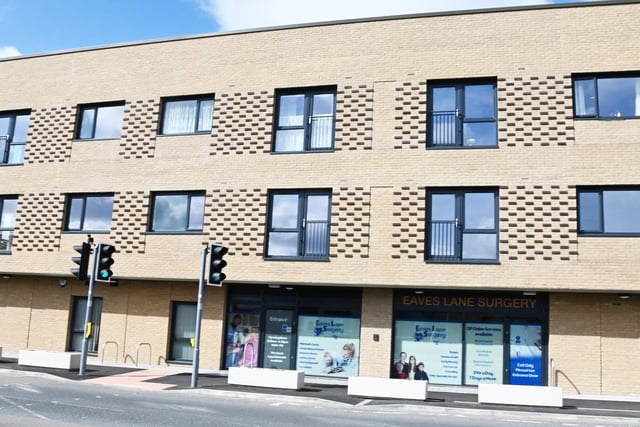 The exterior of Eaves Lane Surgery which is now part of the Tatton Garden development