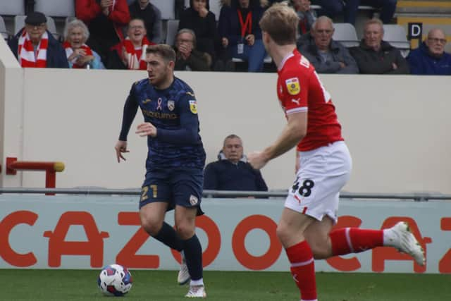 Morecambe picked up three points against Barnsley on Saturday Picture: Ian Lyon