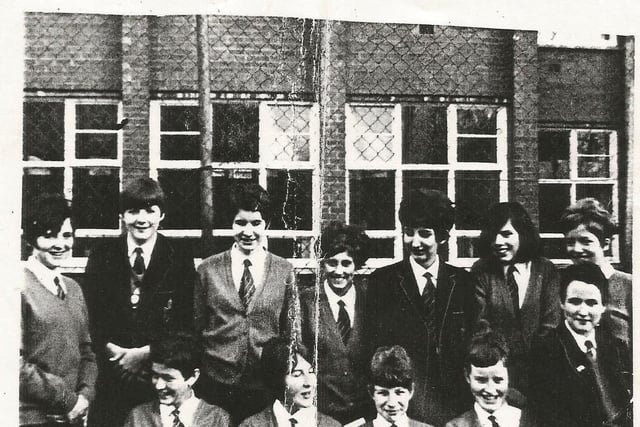 Elmslie Girls' School 1968
Left to right
Back row : Jane Preston, Louise Turner, Susan Harrison, Janice Stansfield, Gillian Bradley, Lauraine Cornwall Nash, Kay Longstaff
Front row : Jennifer Cooper, Carol Wilcock, Susan Latham, Norma Sharples, Carole Newton.
Submitted by Carol Newton