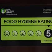 Thes food establishments have been given new food hygiene ratings.