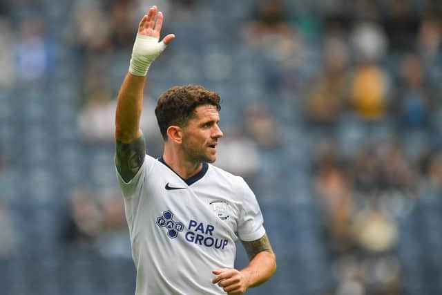 Robbie Brady in action for PNE at Deepdale.