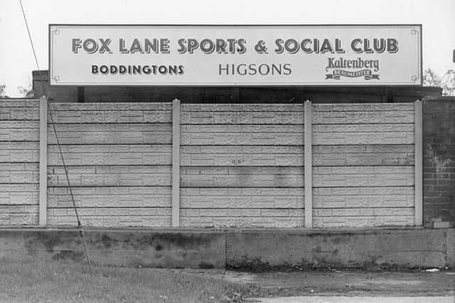 Fox Lane Sports and Social Club in Leyland - it has had many ups and downs throughout the years