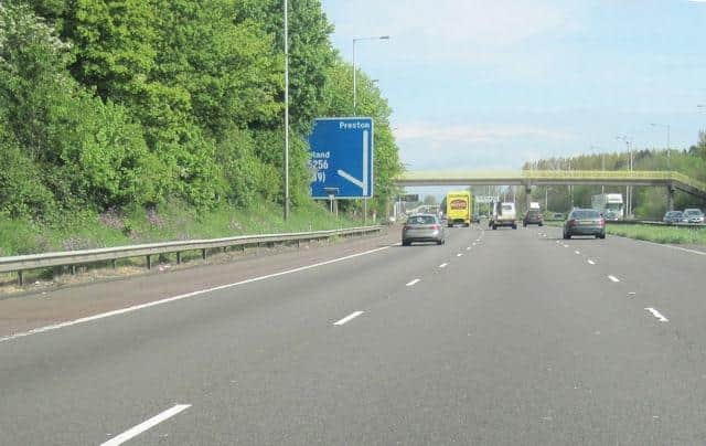 Work to resurface and improve a section of the M6 in Lancashire is due to begin this month (Credit: John Firth)