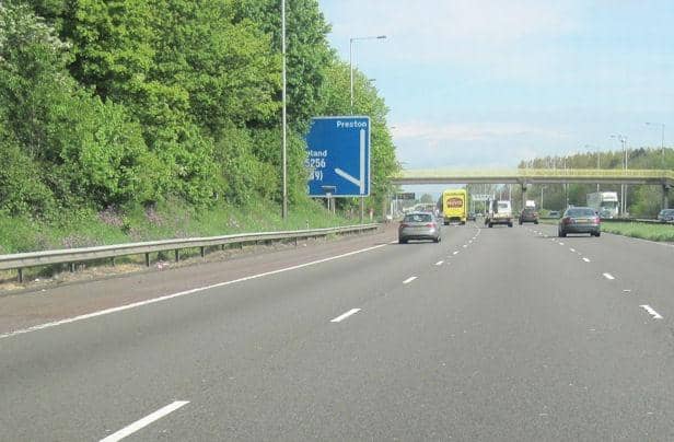 Work to resurface and improve a section of the M6 in Lancashire is due to begin this month (Credit: John Firth)